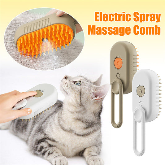 Steamy Electric Pet Brush 3 In 1